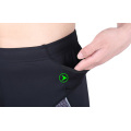 Hommes de vêtements de sport de Spandex en nylon de couleur de contraste, leggings pour les hommes, hommes pantalons de yoga